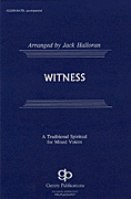 Witness SATB choral sheet music cover